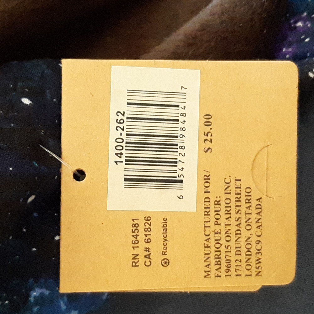 NEW Just Cozy Space Themed Fleece-Lined Leggings NWT - Picture 4 of 6